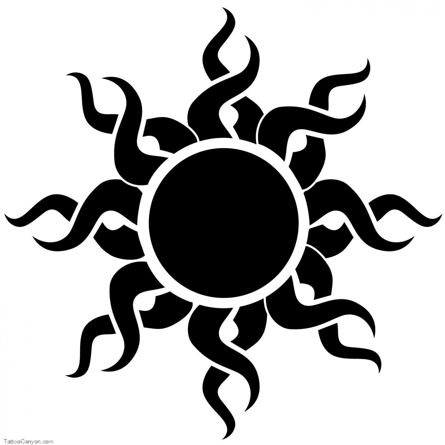 Чёрное солнце тату эскизы