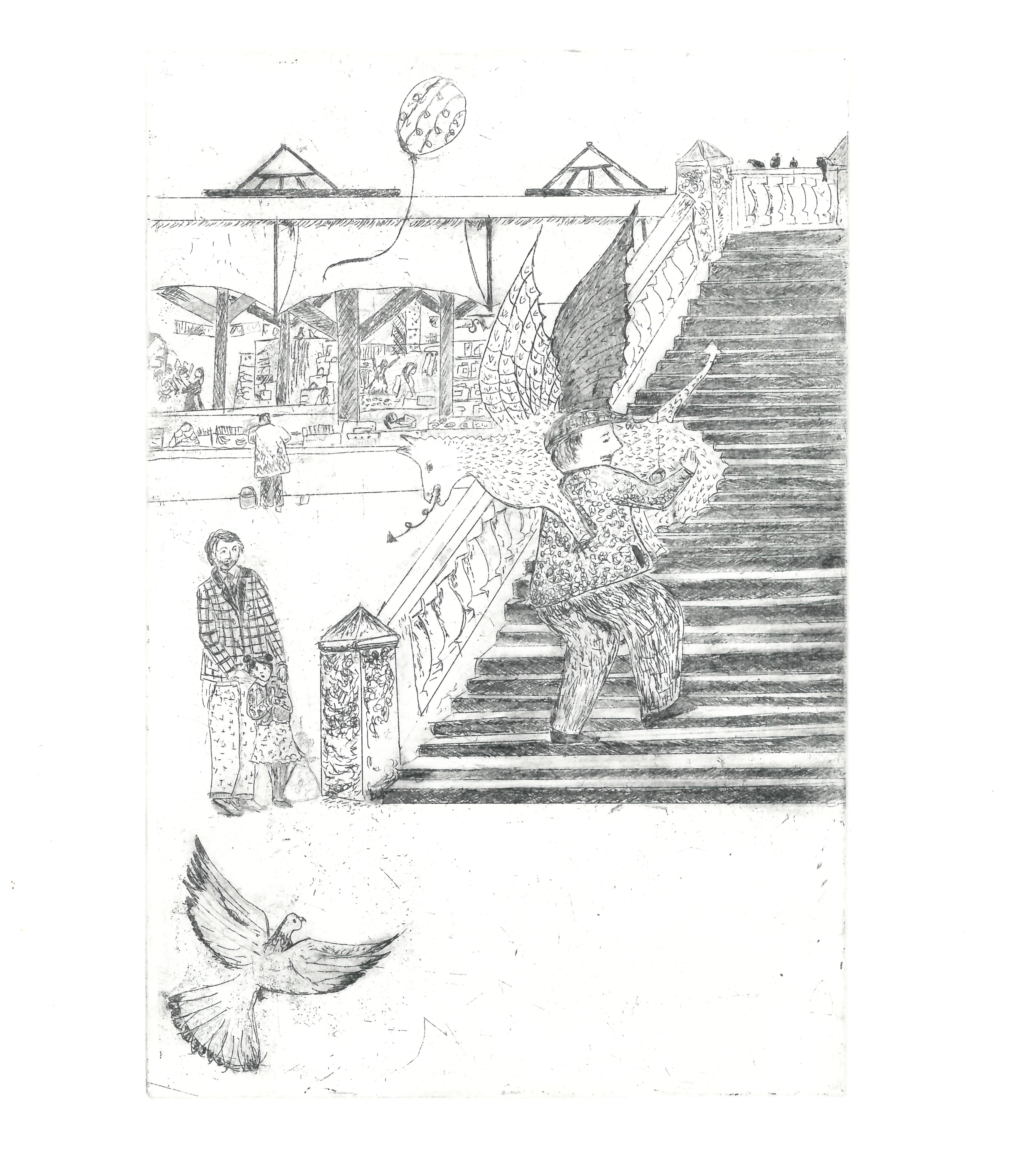 4637x5200 jane sunbeam residency exhibition - Sunbeam Drawing