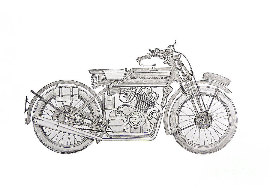900x620 Sunbeam Laverda Drawing - Sunbeam Drawing