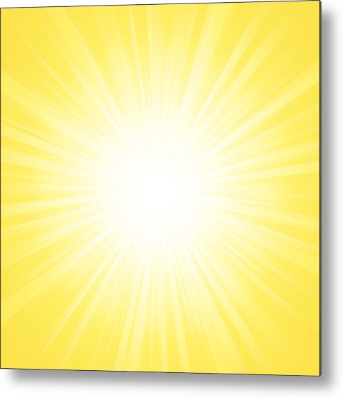 493x572 Sunbeam Metal Print - Sunbeam Drawing