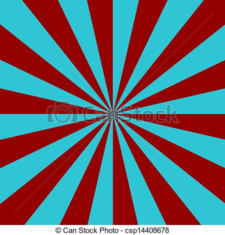 450x470 Sunbeams In Turquoise And Red Digital Abstract Fractal Image - Sunbeam Drawing