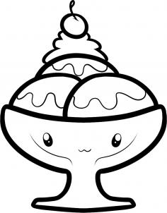 236x302 how to draw how to draw a sundae, sundae - Sundae Drawing