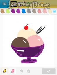 196x261  - Sundae Drawing