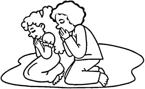 465x287 Printable Praying Hands Clipart Sunday School - Sunday School Drawing