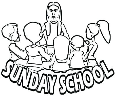 403x350 Sunday School Coloring Pages - Sunday School Drawing