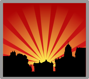 300x265 Sunset Clip Art - Sundown Drawing