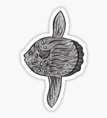 210x230 ocean sunfish drawing stickers redbubble - Sunfish Drawing