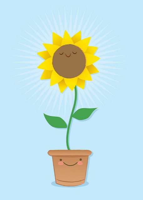 456x640 sunflower vector cute cartoon drawings, cute art, sunflower - Sunflower Cartoon Drawing