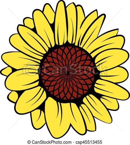 421x470 sunflower icon, icon cartoon sunflower icon n in cartoon - Sunflower Cartoon Drawing