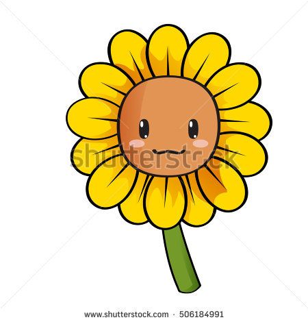 450x470 sunflower cartoon drawing cartoon, drawings, cartoon images - Sunflower Cartoon Drawing