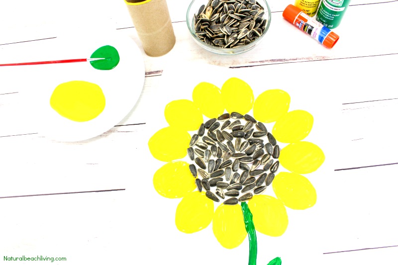 800x533 Easy Sunflower Art For Kids - Sunflower Drawing For Kid