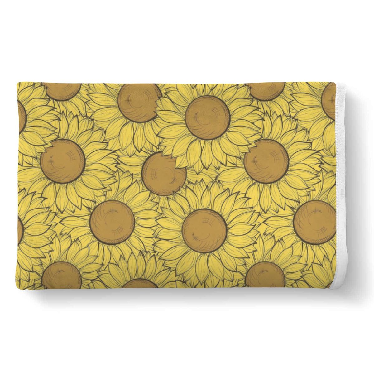 1200x1200 sunflower drawing print pattern throw blanket grizzshop - Sunflower Drawing Pictures