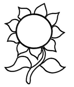236x278 Sunflower Template Cliparts Clip Art - Sunflower Drawing Template