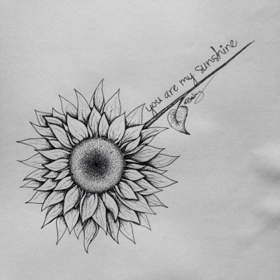 400x400 Sunflower Drawing Tumblr - Sunflower Images For Drawing