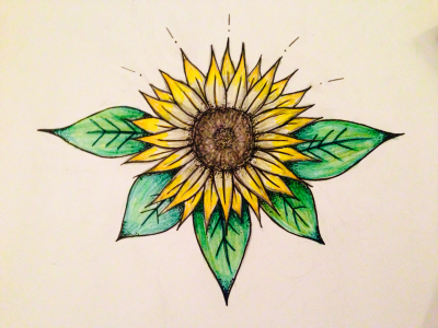 400x300 Sunflower Drawing Tumblr - Sunflower Images For Drawing