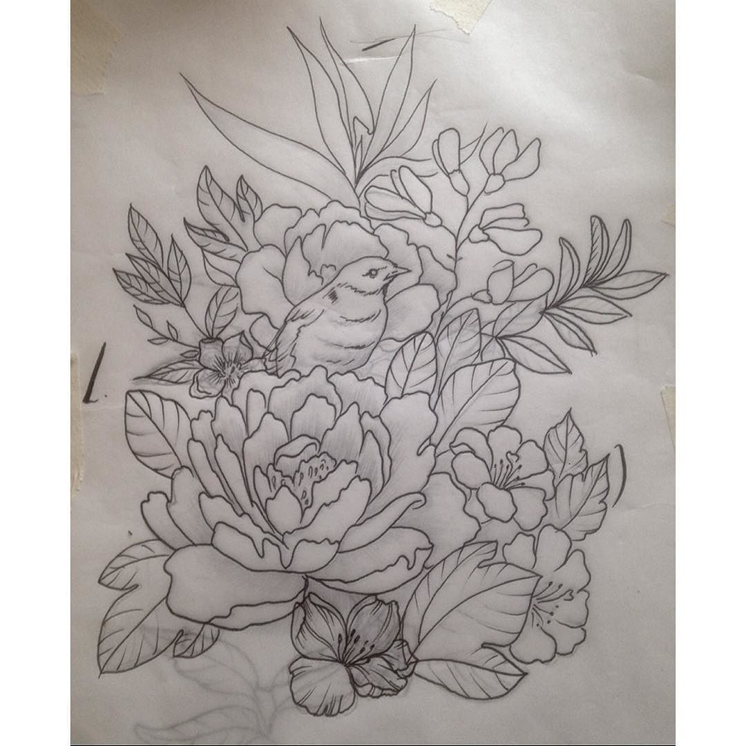 1080x1080 Peony Sketch Drawing New Peony Flower Tattoo Sunflower Tattoo - Sunflower Tattoo Drawing
