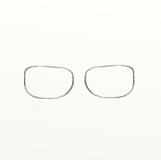 520x518 How To Draw Eye Glasses Feltmagnet - Sunglasses Drawing