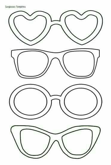 372x550 sunglasses template art education essentials spring art - Sunglasses Drawing