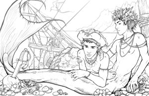 300x193 Sunken Pirate Ship Drawings - Sunken Pirate Ship Drawing