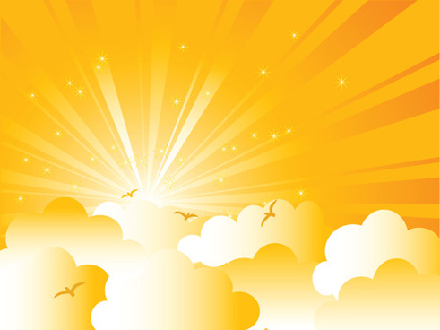 491x368 sunny day drawing free vector download - Sunny Day Drawing