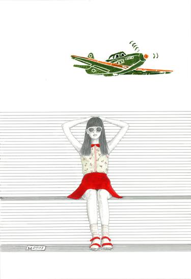 375x546 sonniger tag sunny day drawing - Sunny Day Drawing