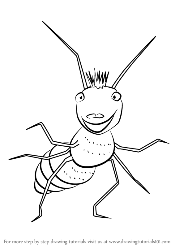 566x800 learn how to draw ned from miss spider's sunny patch friends - Sunny Drawing