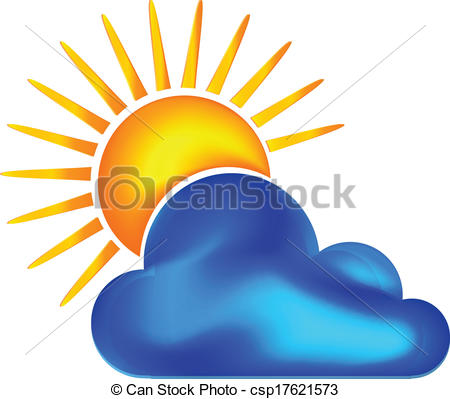 450x399 cloudy and sunny day logo vector cloudy and sunny day icon - Sunny Drawing