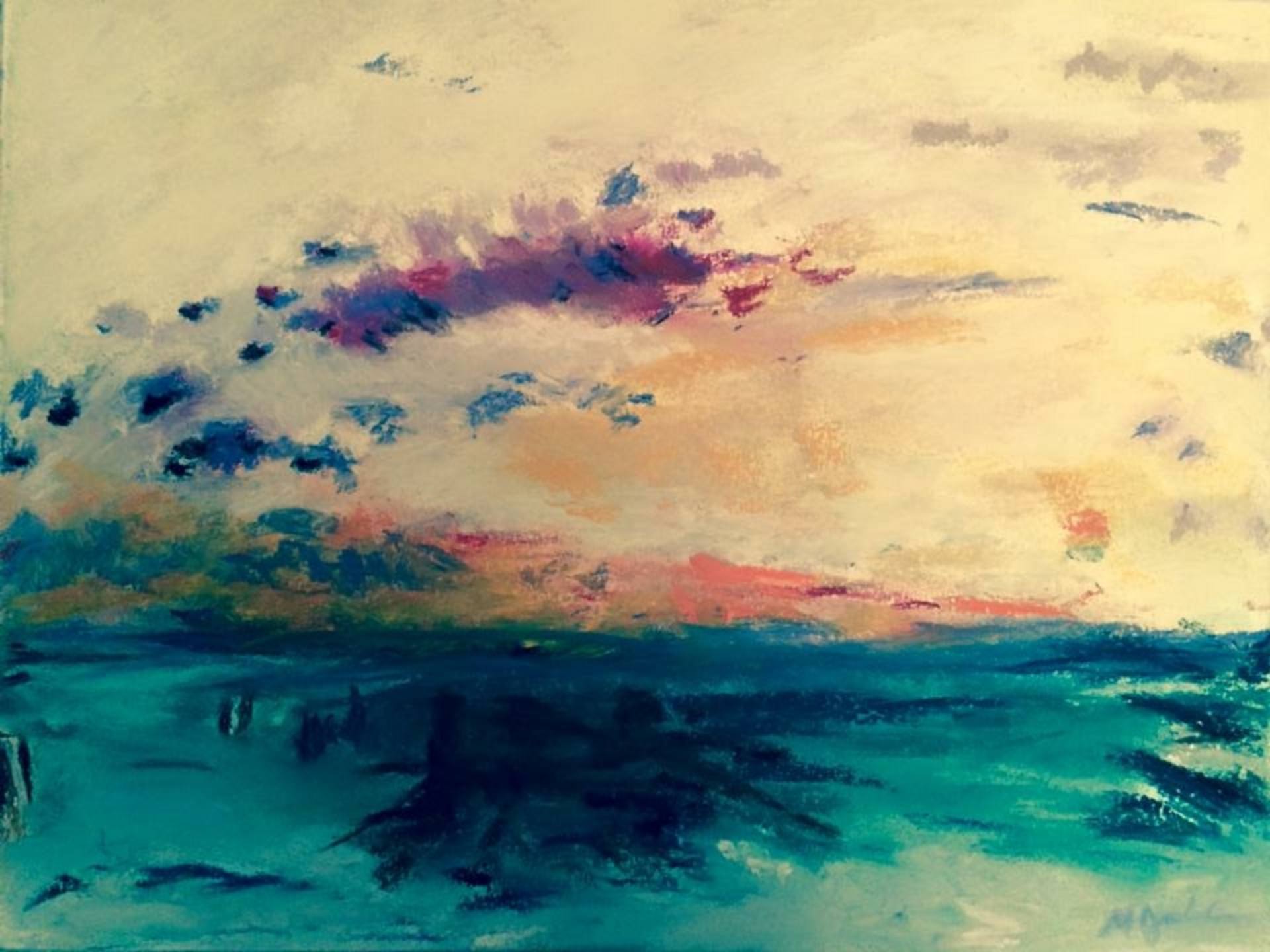 1920x1440 South Bay Sunrise Drawing - Sunrise Drawing