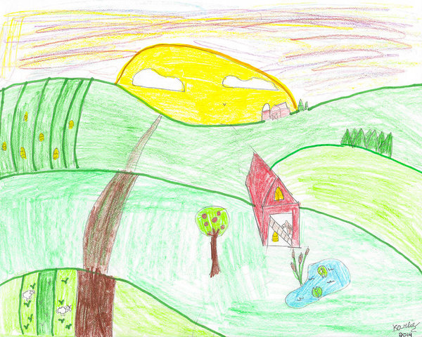 Sunrise Drawing Images