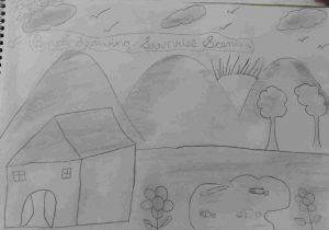 300x210 colored pencils drawing rhcom gulf sunrise pencil drawing - Sunrise Pencil Drawing