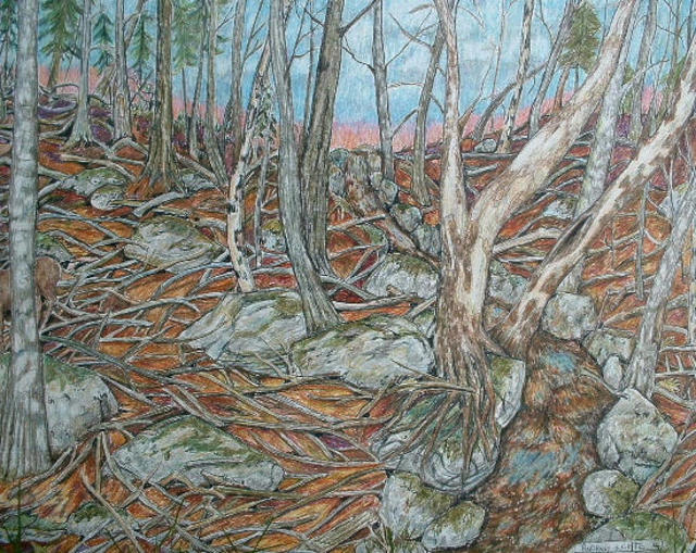 640x509 andree lisette herz artwork sunrise original drawing pencil - Sunrise Pencil Drawing