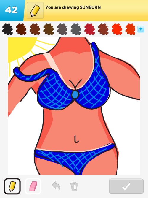 500x667 Sunburn Drawings - Sunscreen Drawing