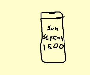 300x250 Sunscreen Of Your Dreams Drawing - Sunscreen Drawing