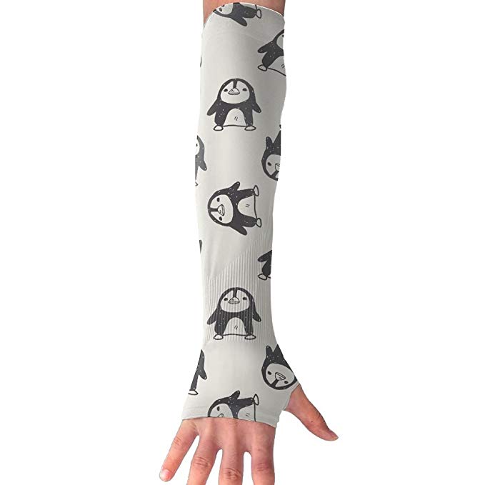 679x679 Unisex Drawing Penguin Sunscreen Outdoor Sports Arm Warmer Long - Sunscreen Drawing