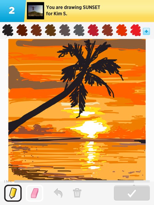 500x667 Sunset Drawings - Sunset Drawing Images