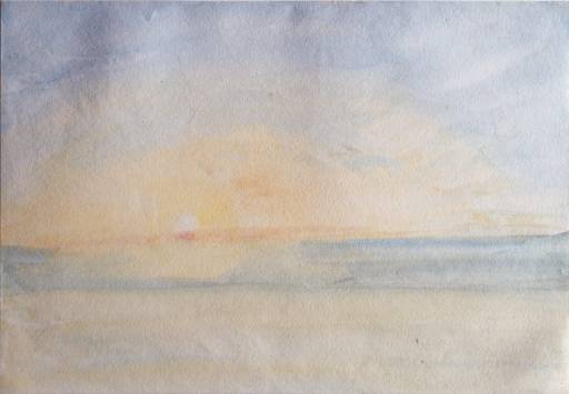 512x355 sunset over water', joseph mallord william turner, tate - Sunset Over Water Drawing