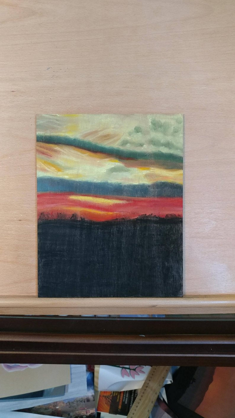 794x1411 florida sunset soft pastel drawing sunset pastel art florida etsy - Sunset Pastel Drawing