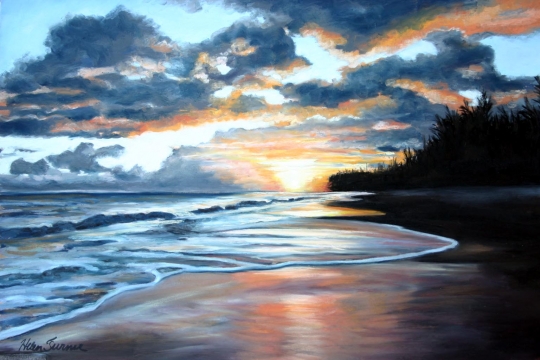 540x360 Huge Collection Of 'pastel Drawing Sunset' Download More Than - Sunset Pastel Drawing