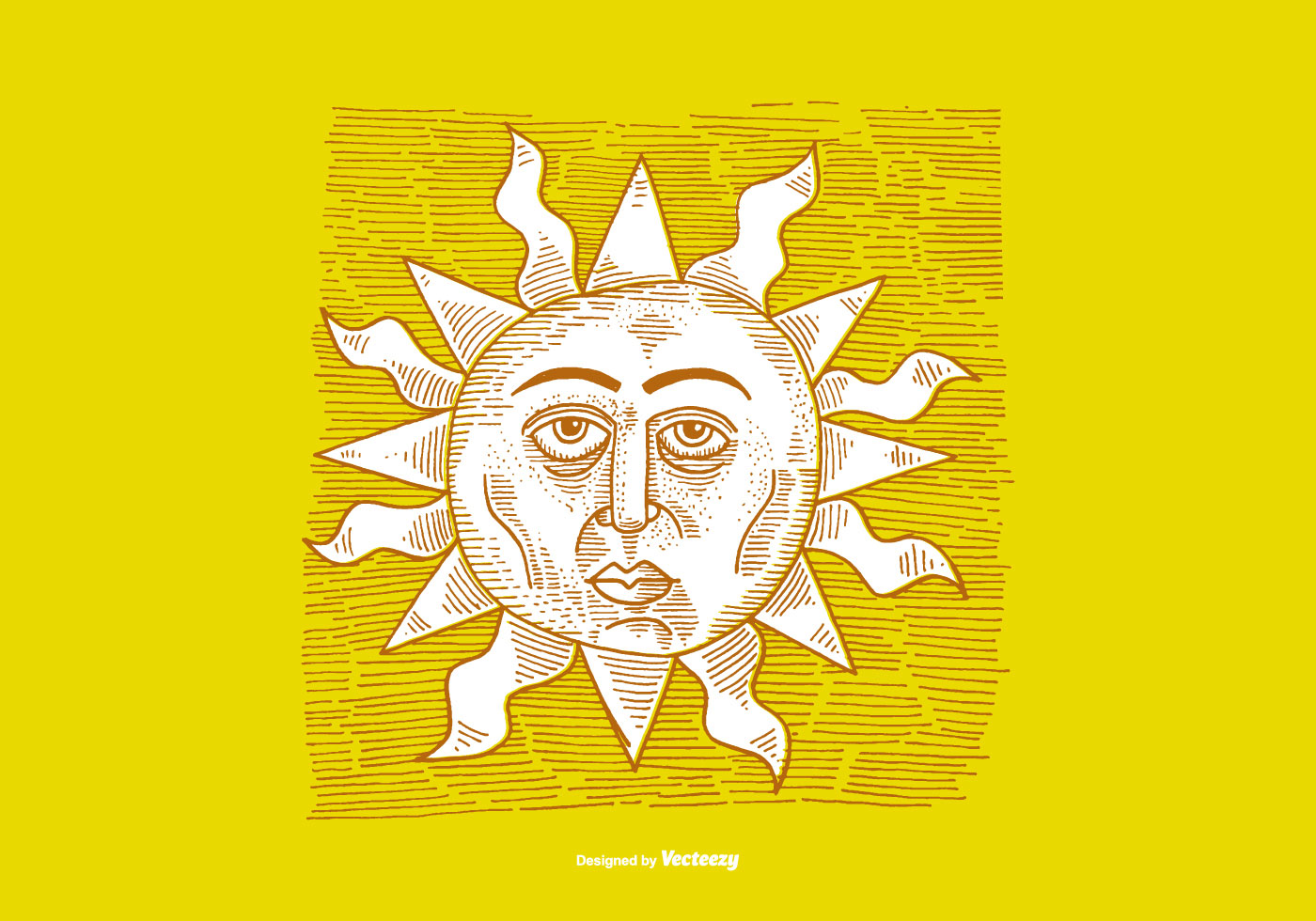 1400x980 sunshine line drawing - Sunshine Drawing