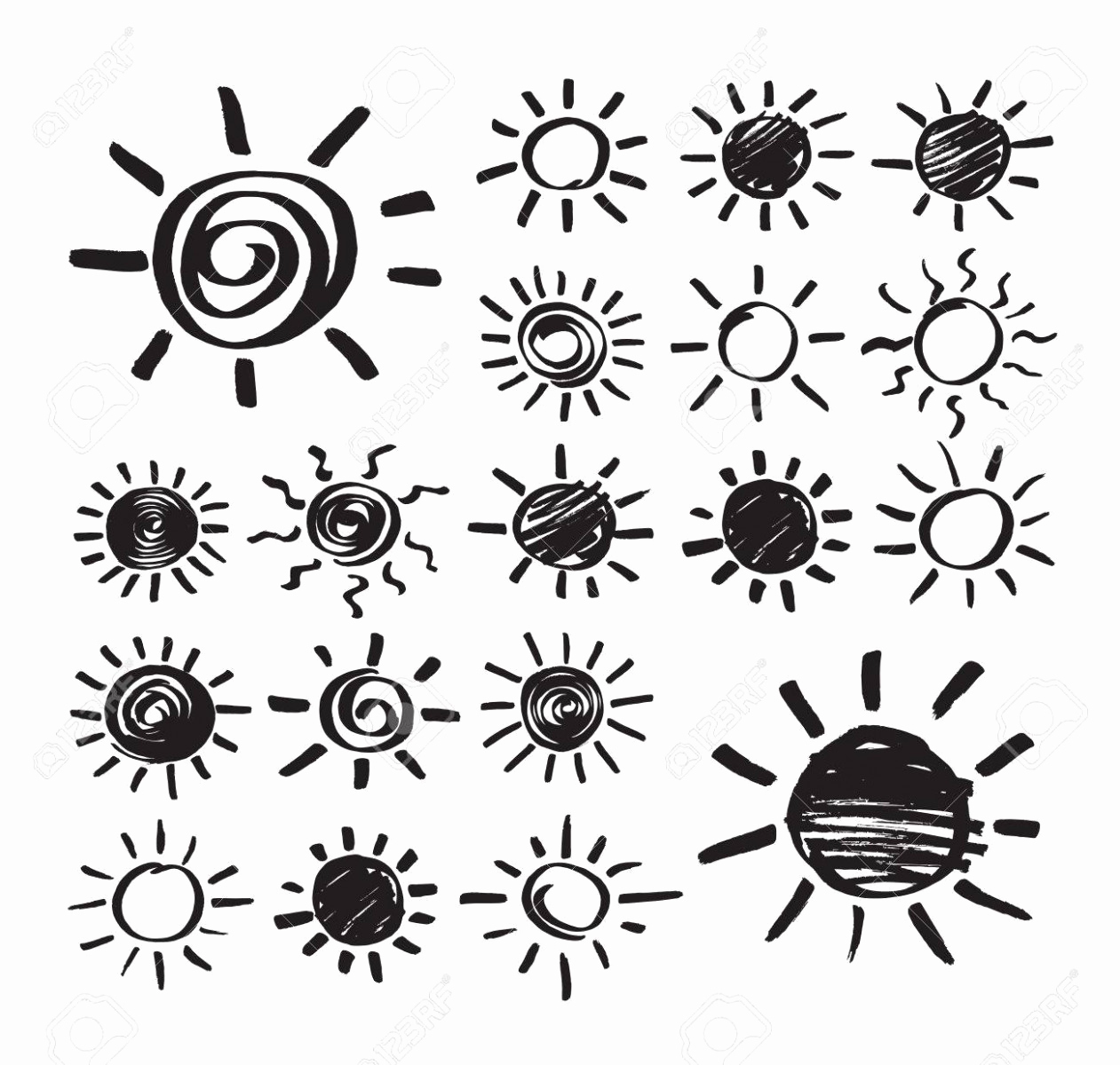 1261x1200 sun vector awesome sunshine drawing black and white cotton garden - Sunshine Drawing