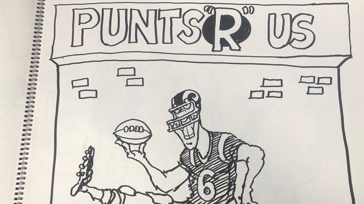 750x422 drew litton reviews super bowl liii the daily cartoonist - Super Bowl Drawing