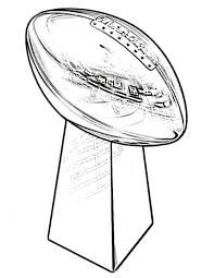 197x255 best super bowl trophy coloring pages images football - Super Bowl Trophy Drawing