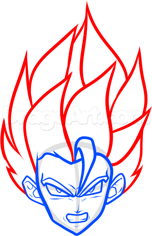 496x771 Step How To Draw A Super Saiyan Easy - Super Drawing