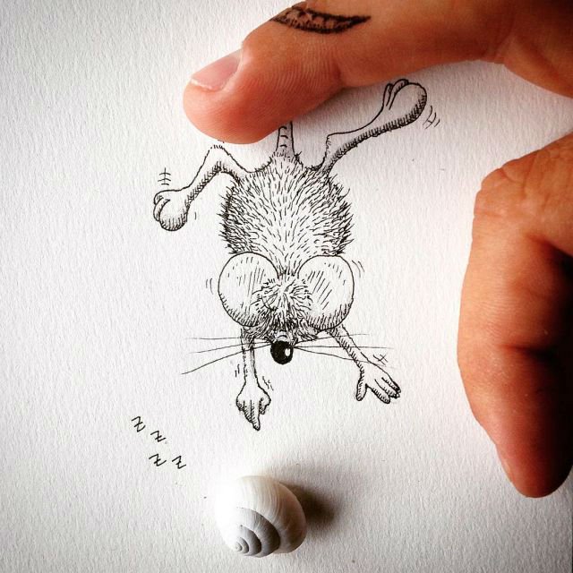 640x640 Super Cute Mini Drawings That Will Make Your Day - Super Drawing
