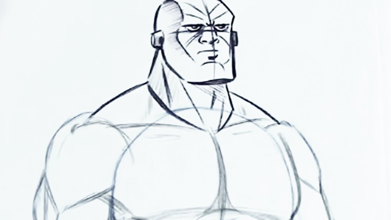 1280x720 how to draw superhero muscles - Super Heroes Drawing