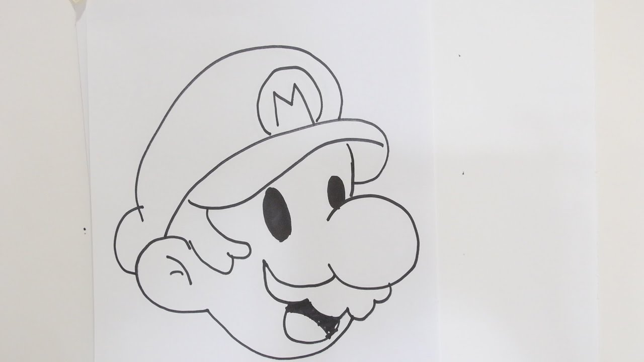 1280x720 how to draw super mario bros - Super Mario Bros Drawing