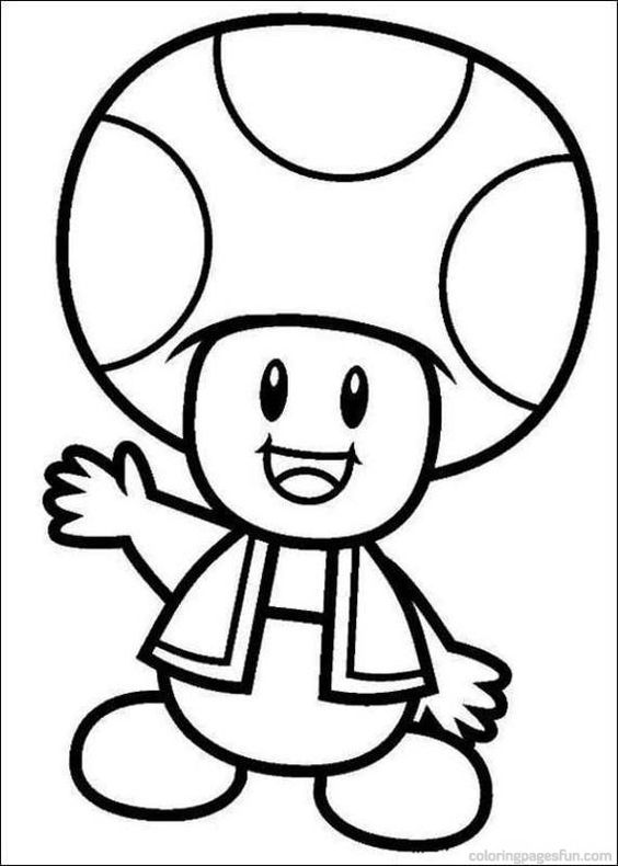 564x790 super mario bros coloring pages - Super Mario Bros Drawing