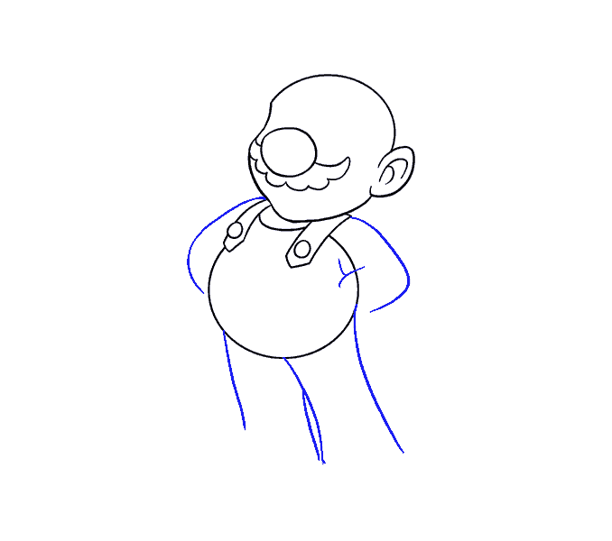 678x600 how to draw super mario in a few easy steps easy drawing guides - Super Mario Drawing