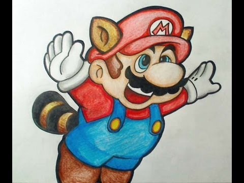 480x360 How To Draw Flying Mario - Super Mario Drawing