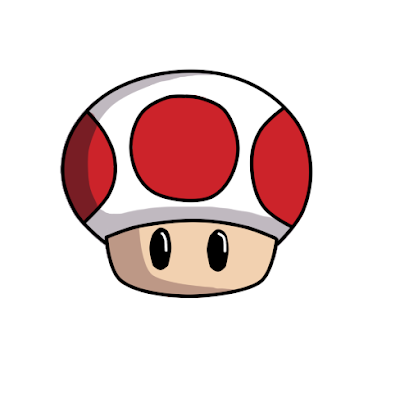 400x398 how to draw toad from super mario bros - Super Mario Drawing